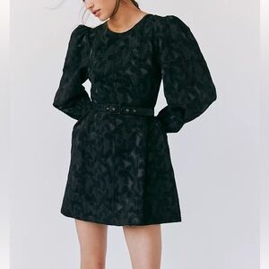 Free People Black Long Sleeve Dress